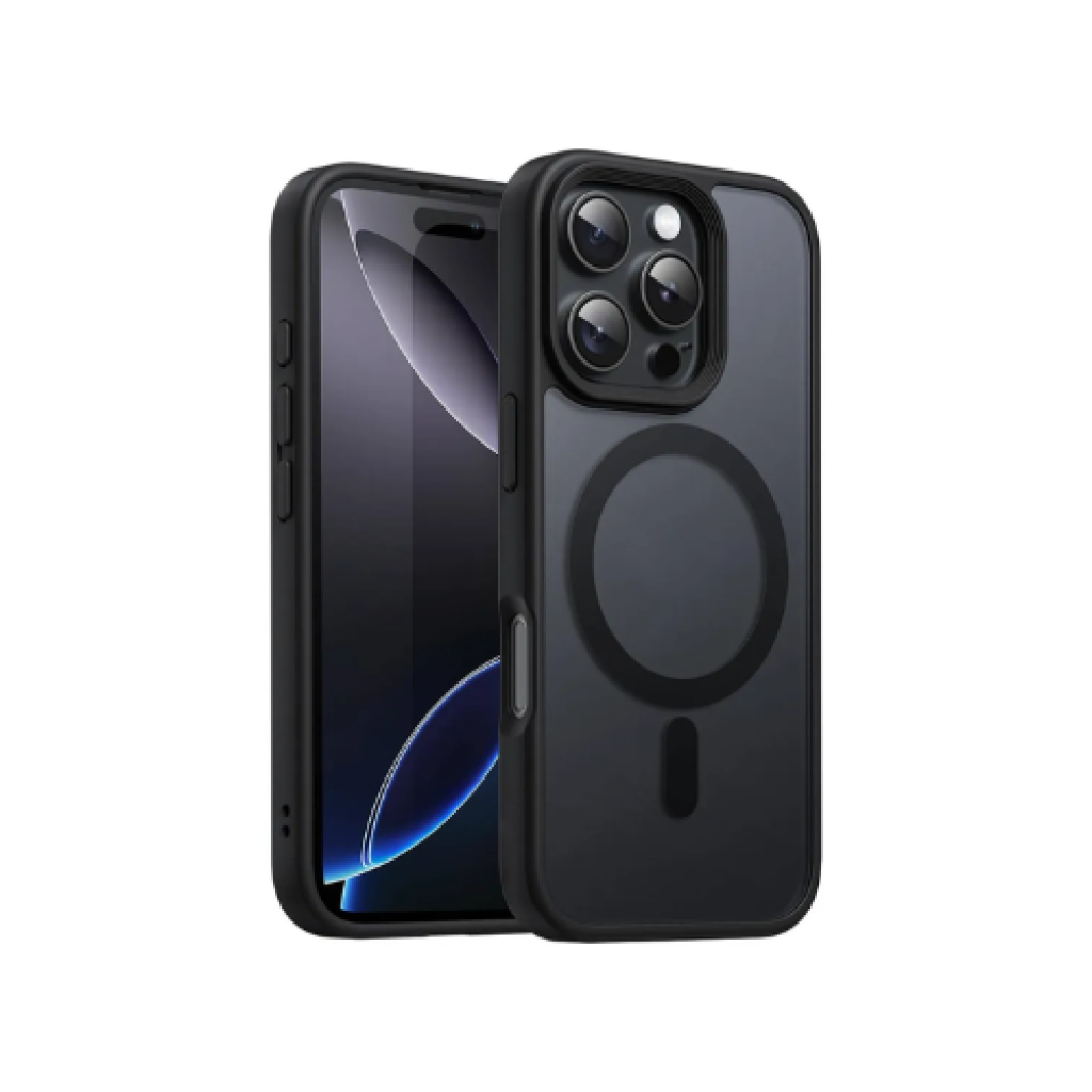 Capa Magnética MagSafe para iPhone 11 12 13 14 15 16 17 Pro e Pro Max Anti-Impacto