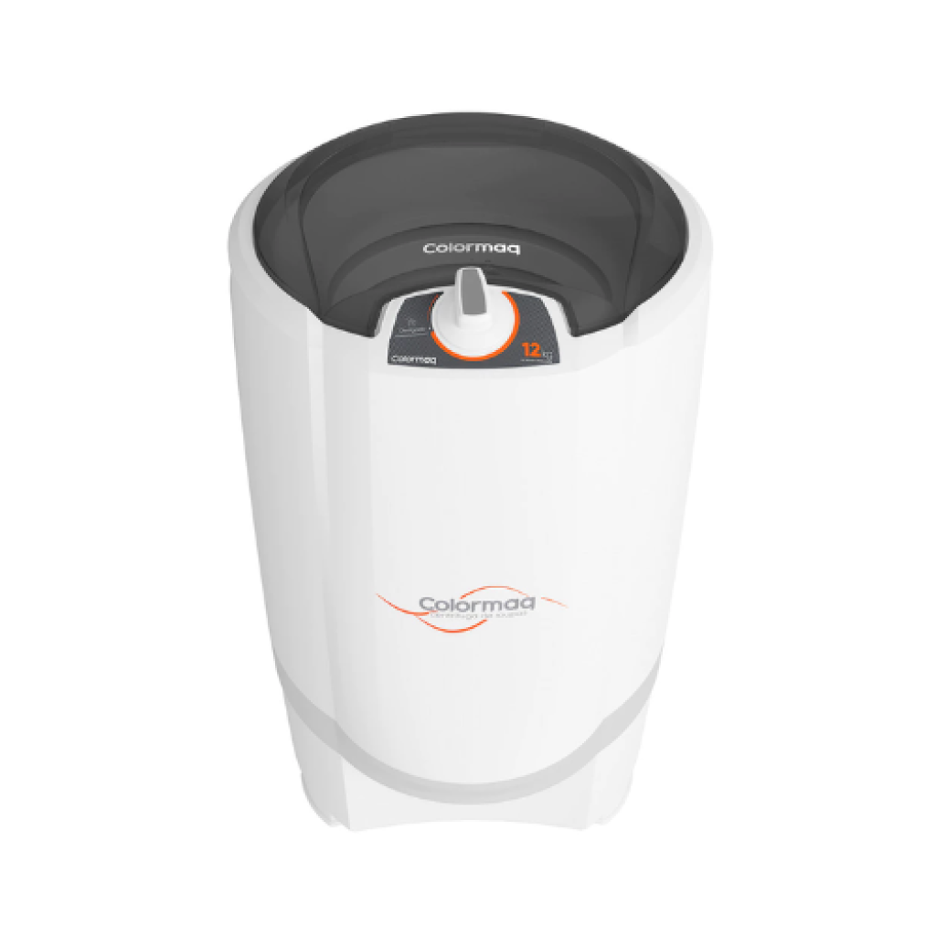 Centrífuga de Roupas Colormaq 12Kg CCE04SAKAN Inox 127V com Tampa Translúcida Branca