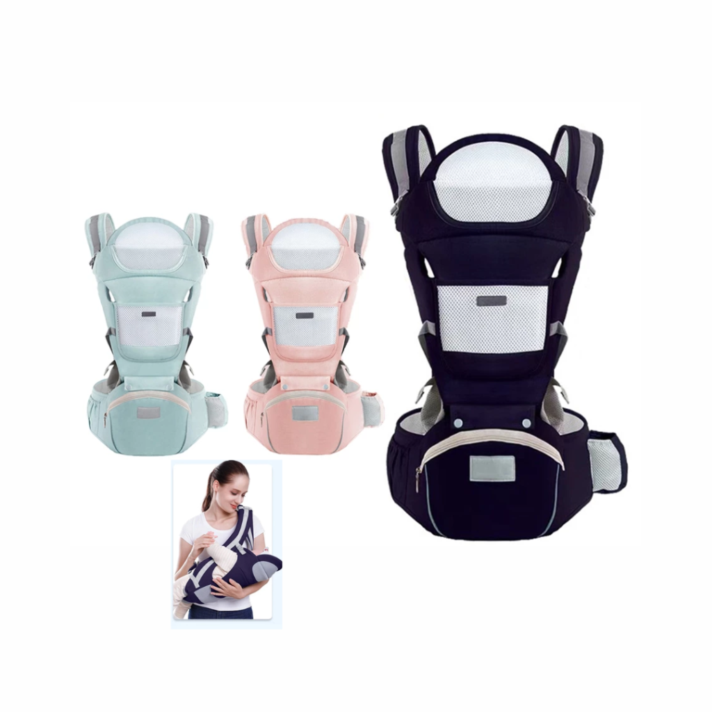Canguru Carregador de Bebê Ergonômico com Assento HipSeat 25k 36 meses