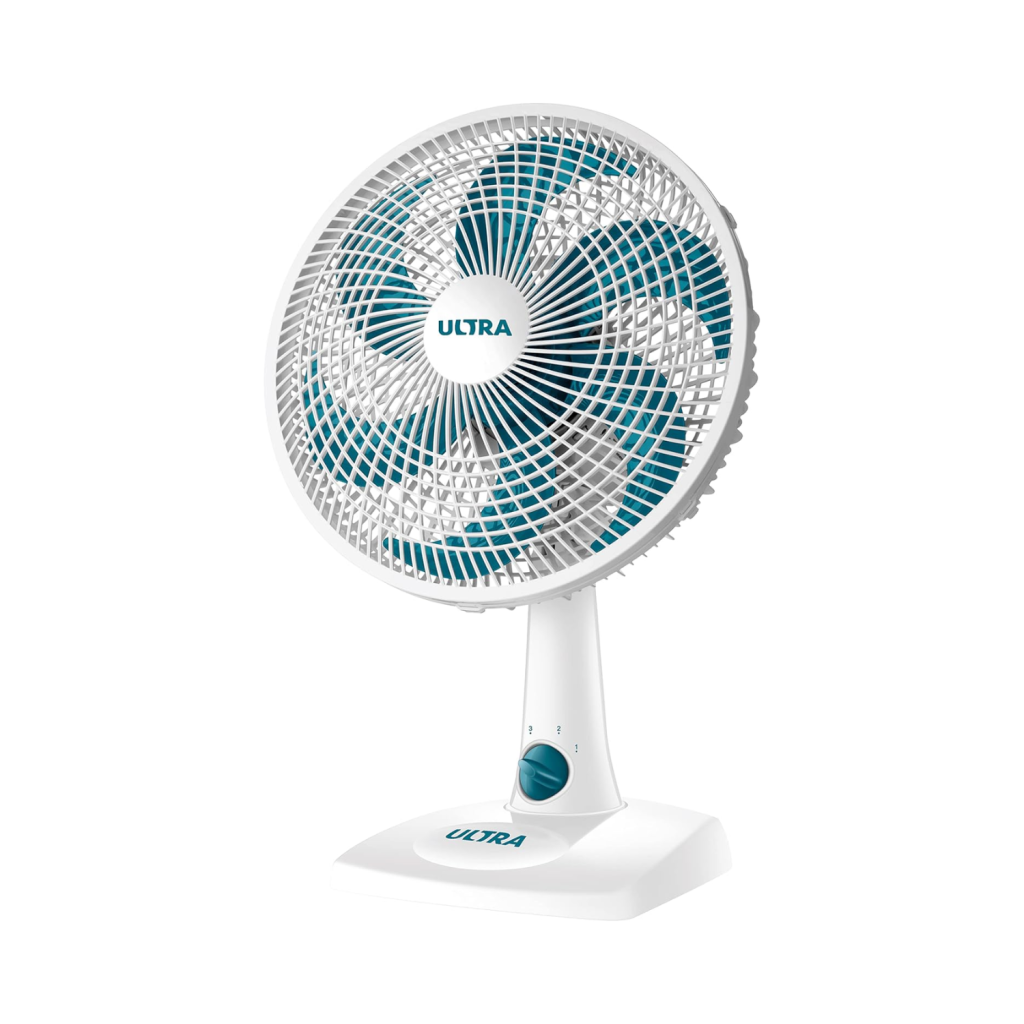 Ventilador de mesa 30cm, Ultra, 110V, Branco/Azul - V-30-6P