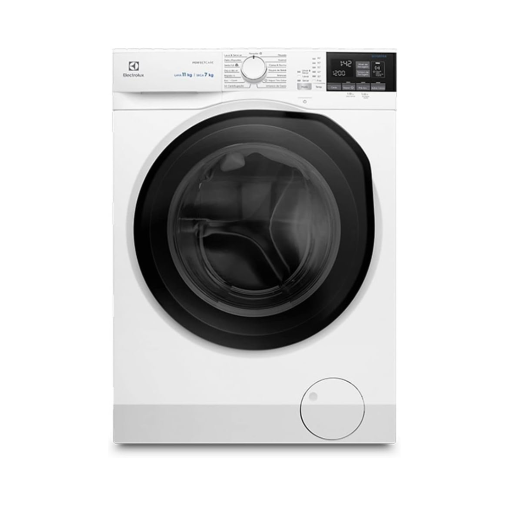 Lava e Seca 11Kg/7Kg Electrolux Branca Perfect Care Inverter com Água Quente/Vapor (LSP11) 127V