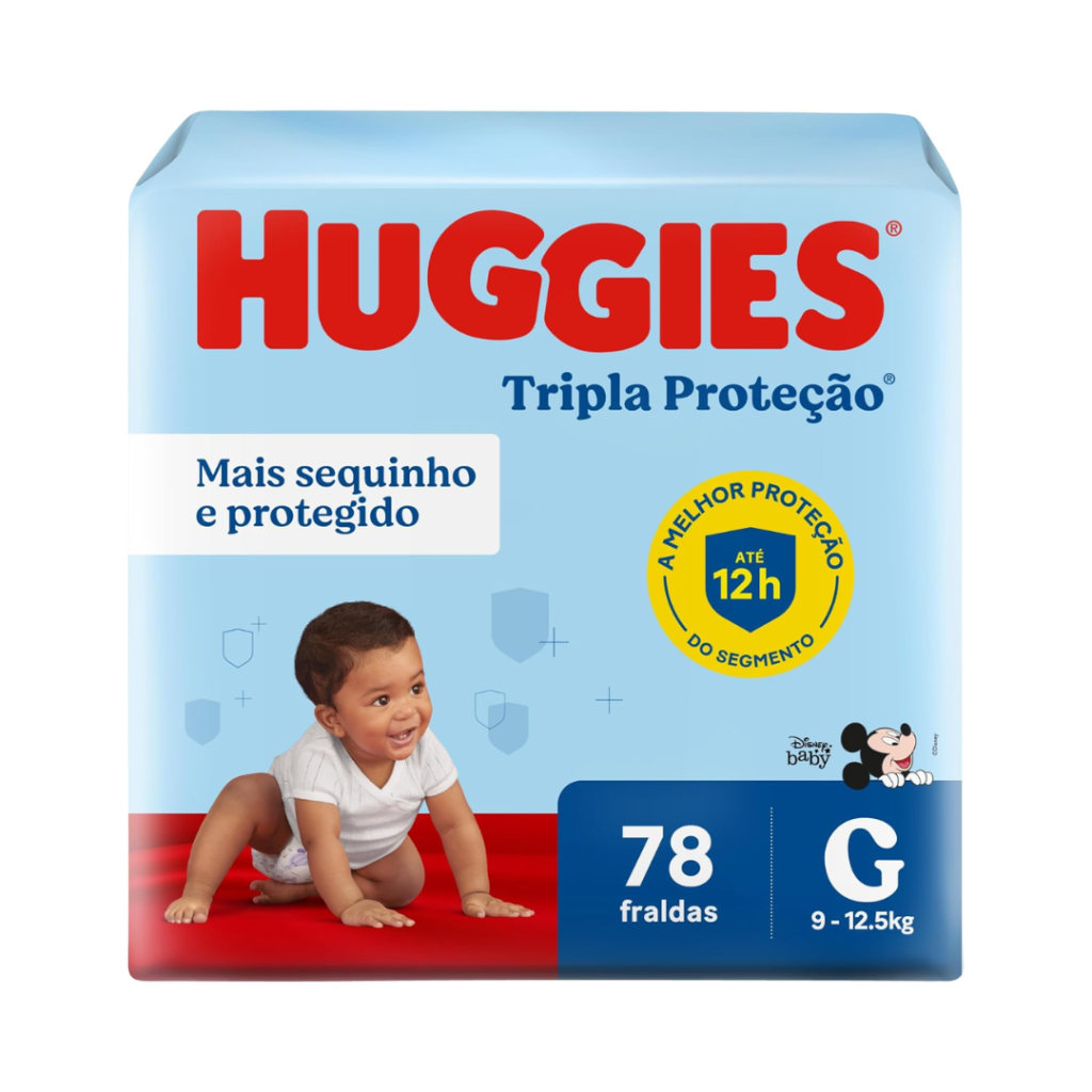 Fralda Tripla Proteção G 78 Un