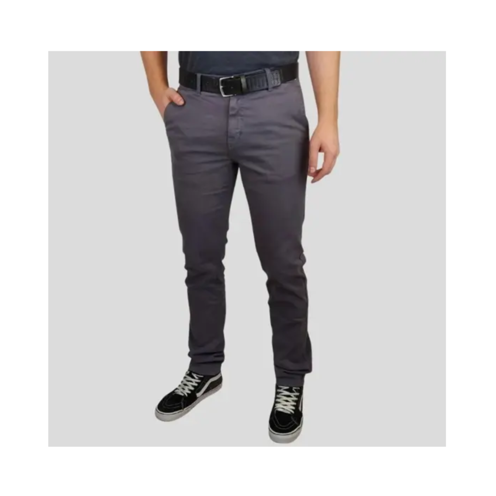 Calça Masculina Sky Sarja com Elastano, Modelagem Slim, Várias Cores