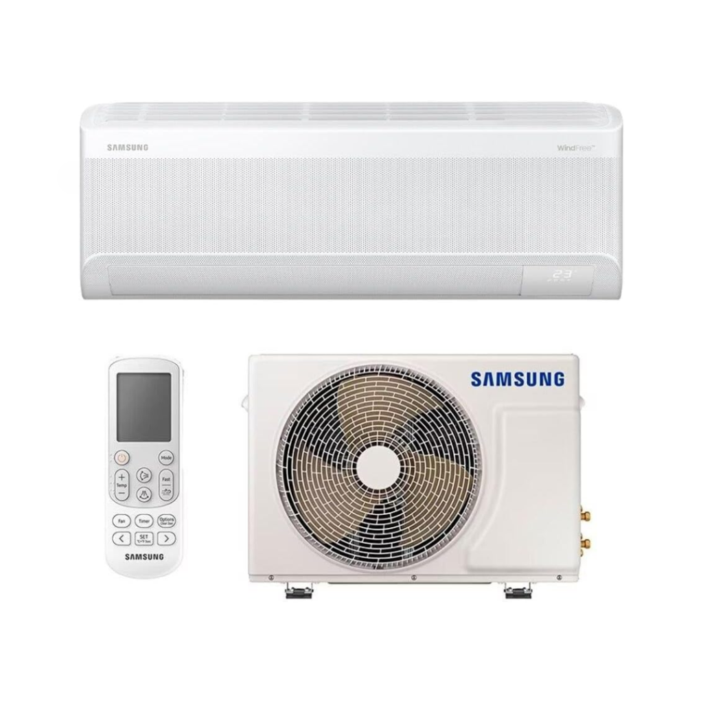 Ar Condicionado Split Hi Wall Inverter Samsung WindFree Connect AI 12.000 Btus Quente e Frio 220V R-32