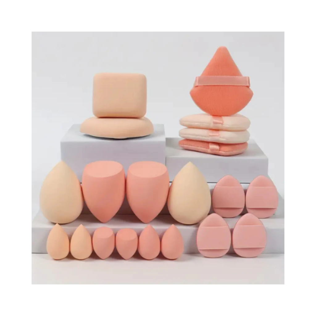 Kit 20 Esponjas Chanfradas Multiuso Limpeza Doméstica e Comercial Bordas Angulares