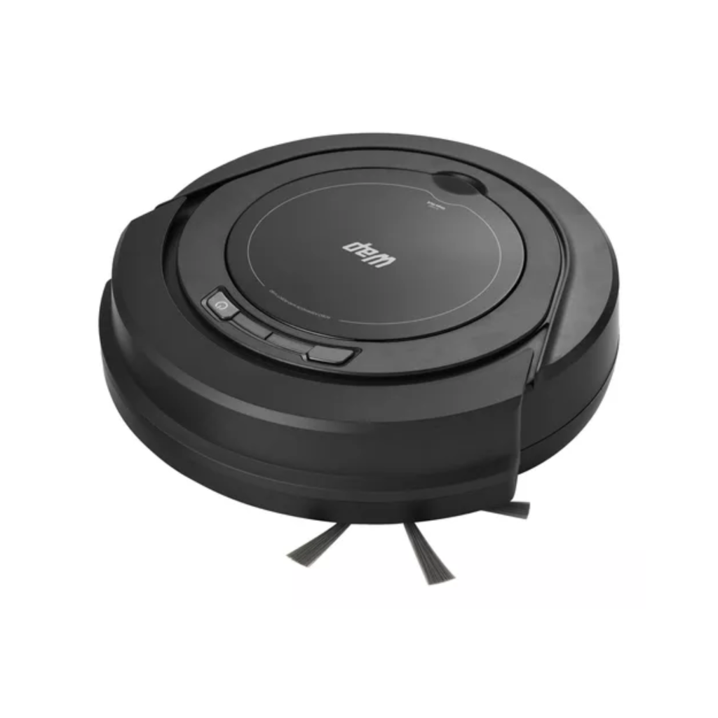Robô aspirador Robot W90 varre aspira e passa pano 30w cor preto 110V/220V