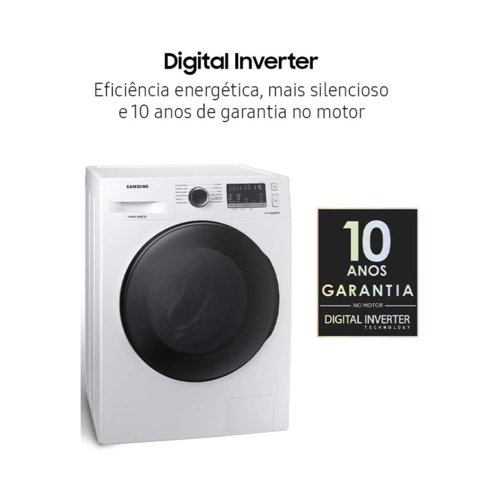 Samsung Lava e Seca Ecobubble 11kg Branca Wd11a - 127v