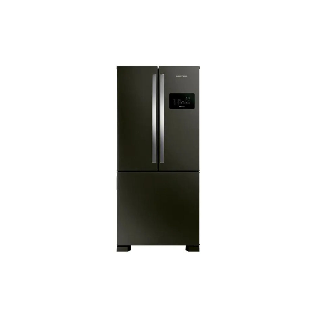 Geladeira/Refrigerador Brastemp Frost Free Side by Side Black Inox 554L BRO85AE