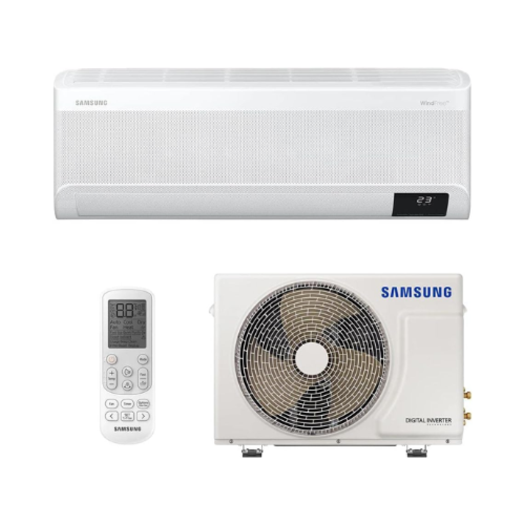 Ar-condicionado Split Inverter 12000 Btus Samsung Windfree High Wall Só Frio Ar12avhabwknaz 220v