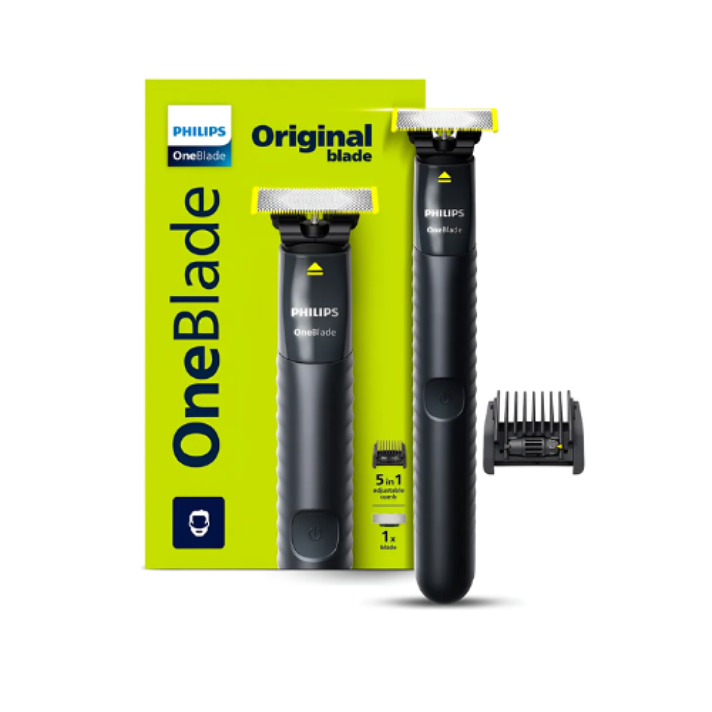 Aparador Philips OneBlade QP1425/10 Barba e Corpo Seco e Úmido com Pente Ajustável 5 em 1