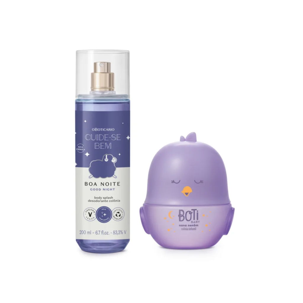 Combo Mãe e Bebê: Body Splash 200ml + Colônia Infantil 100ml