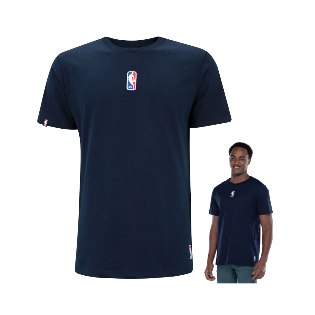 Camiseta Masculina NBA Manga Curta Core Logoman