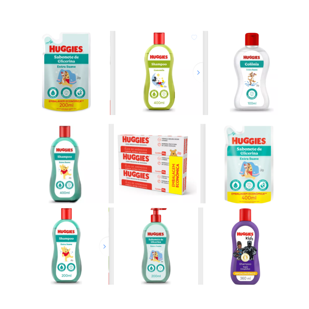 HUGGIES - SELEÇÃO COM 25% OFF