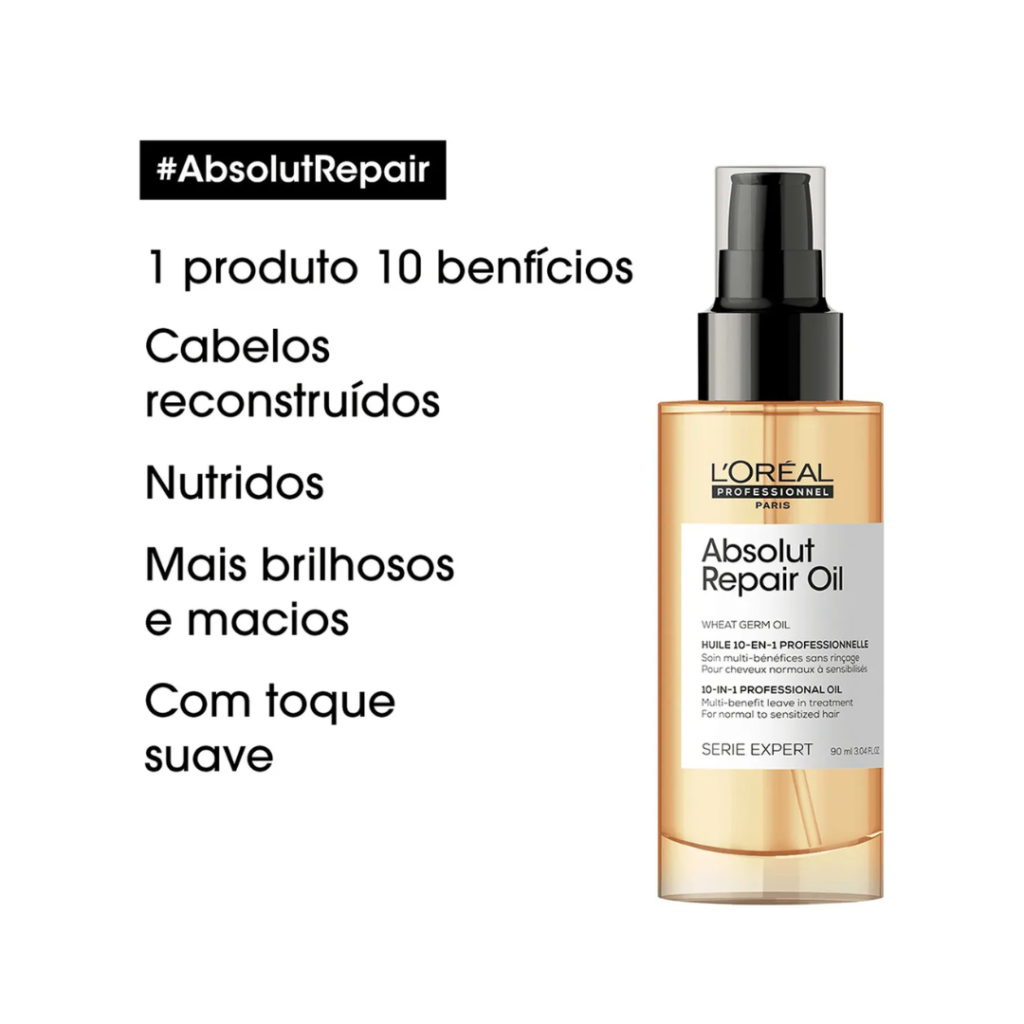 L'oréal Professionnel Absolut Repair Gold Quinoa Óleo Capilar 90ml