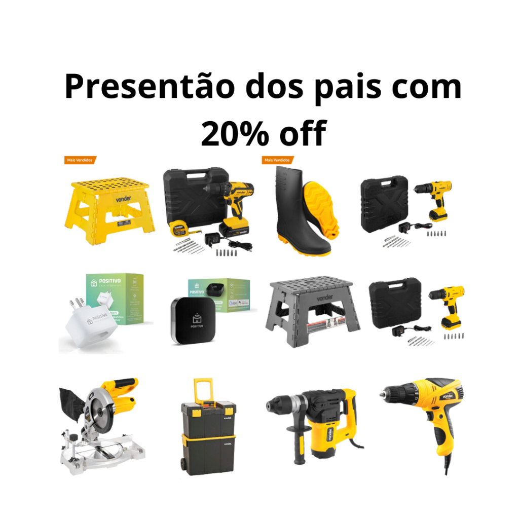 Presentão dos pais - Casa e Construção com 20% off