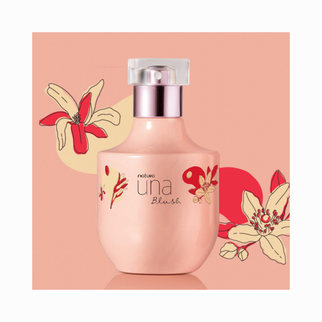 Una Blush Deo Parfum 75 ml - Fragrância Floral com Breu Branco
