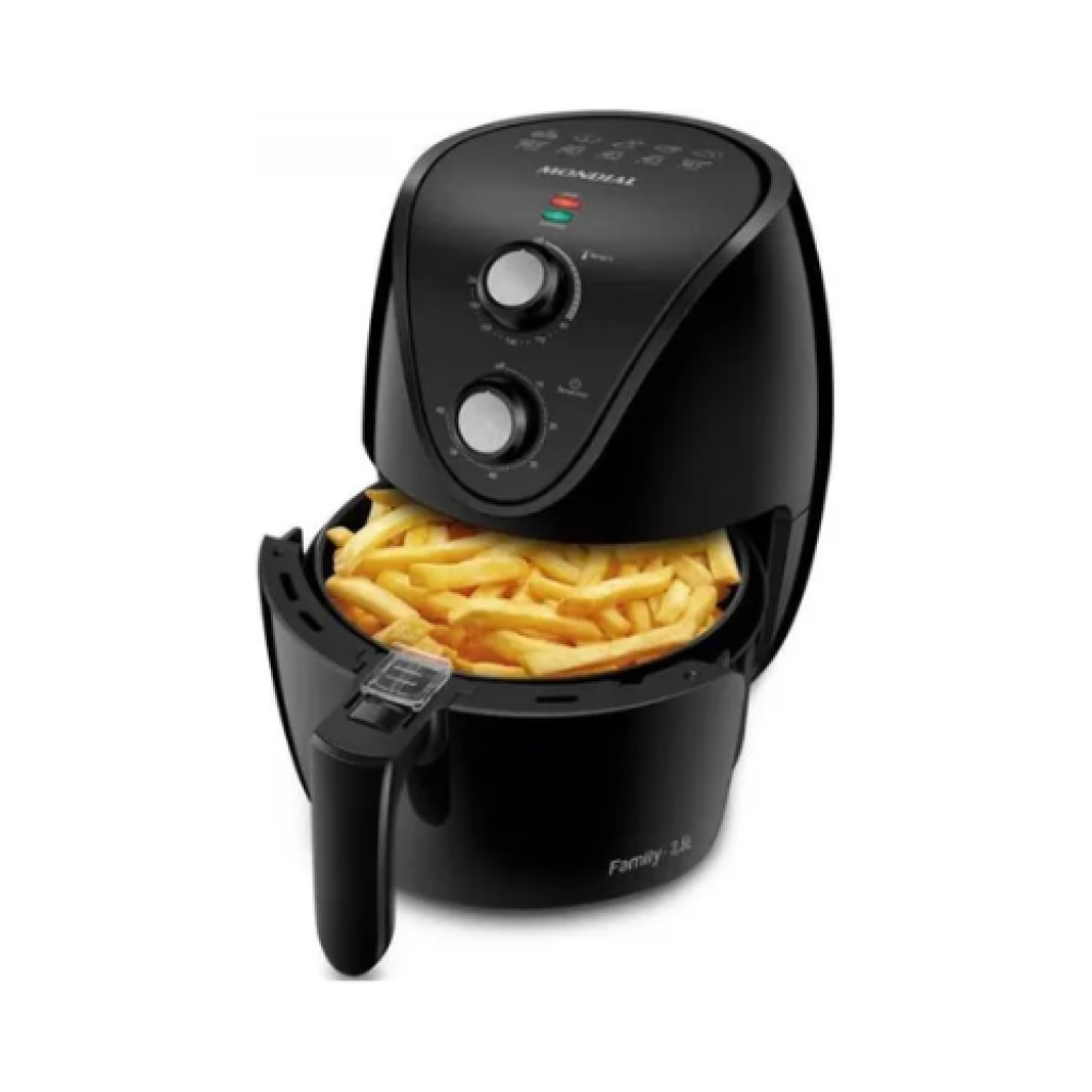 Fritadeira Air Fryer Mondial AF-35-BF 3,5L Preta com Timer e Controle de Temperatura 200°C