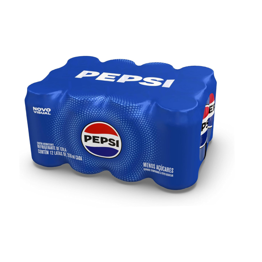 Pack de Refrigerante Pepsi Lata 350ML 12 Unidades