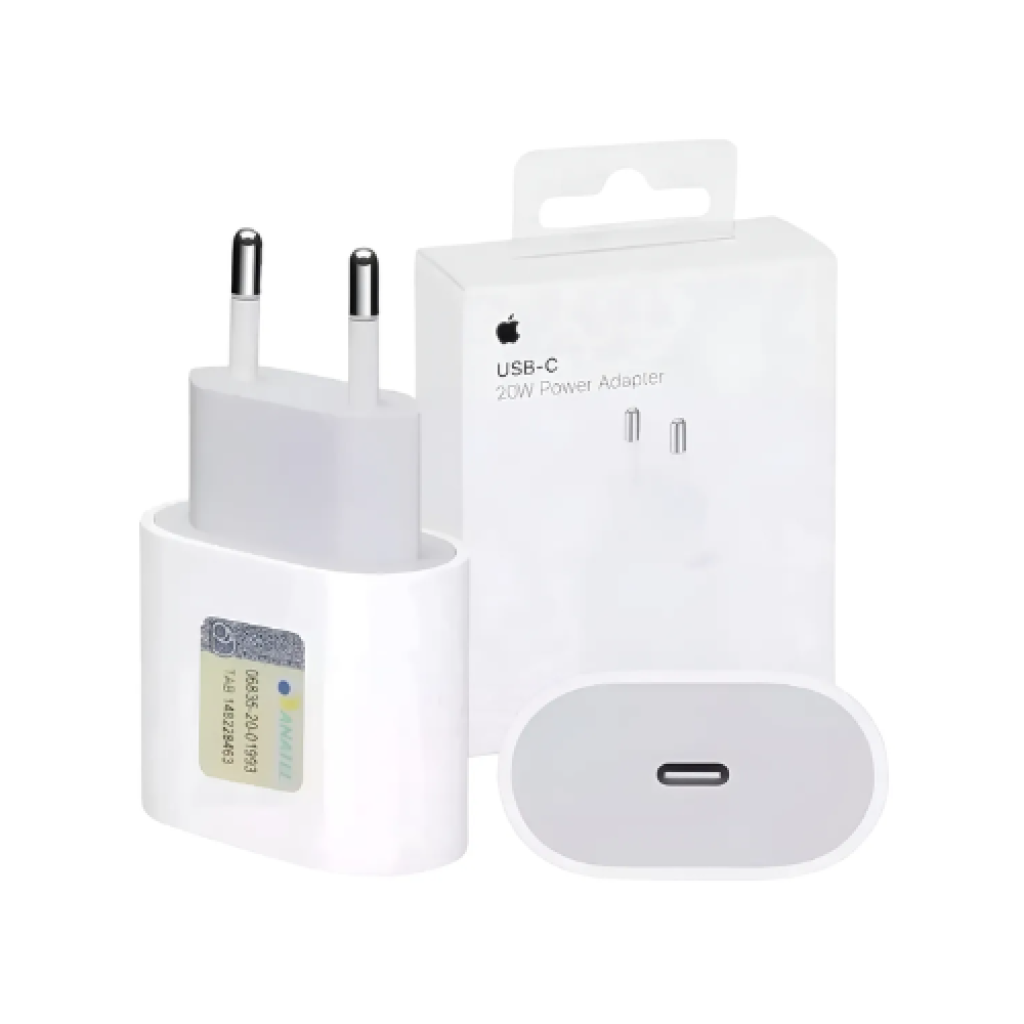 Carregador Apple USB-C 20W Original Compatível iPhone iPad AirPods e Apple Watch