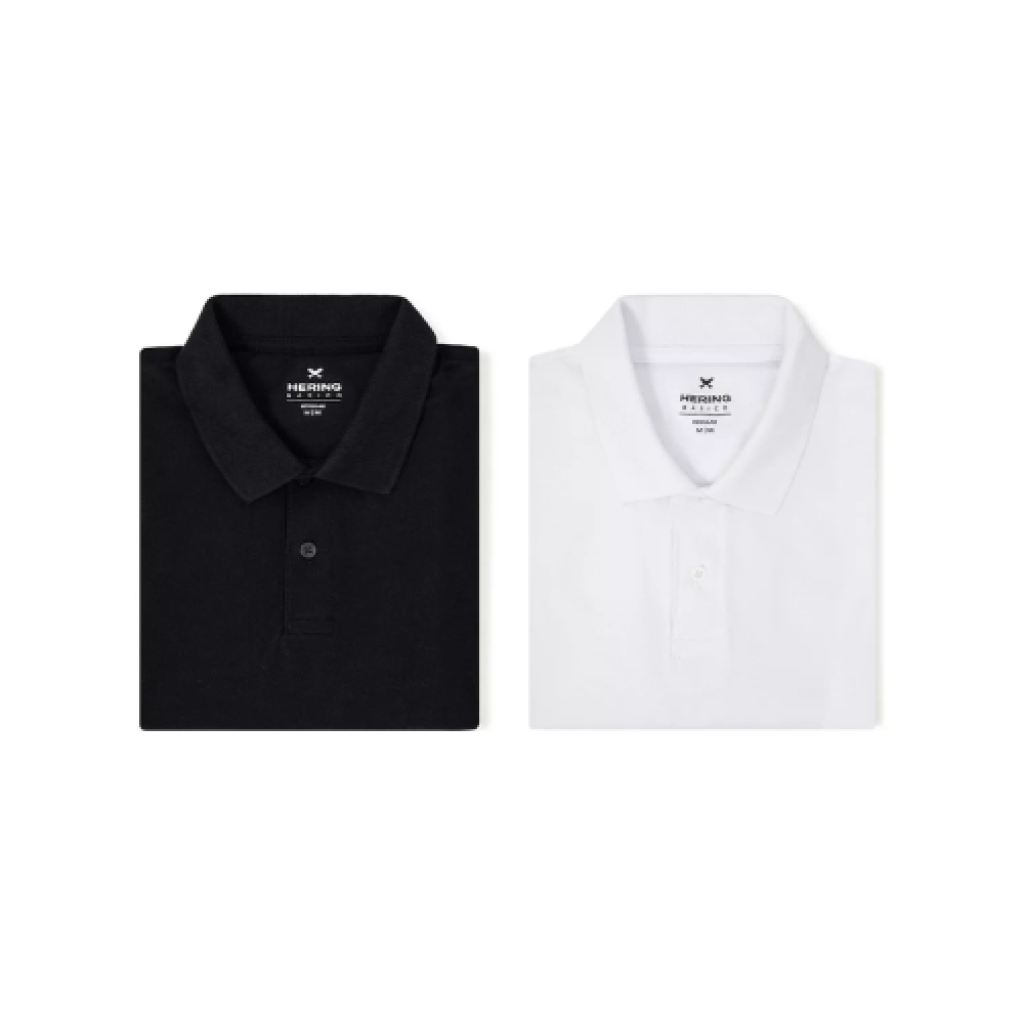 Kit Com 2 Camisas Polo Básicas Masculinas Hering