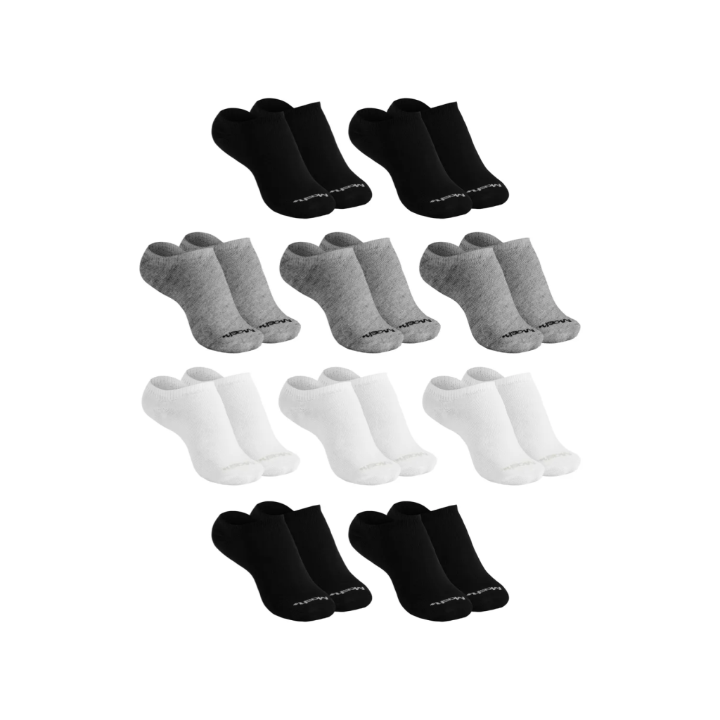 Kit 10 Pares Meias Mash Invisível Esportiva Algodão Original