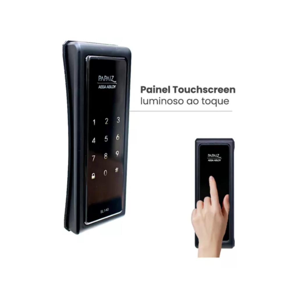 Fechadura Digital Eletronica Senha Sobrepor Papaiz Sl140