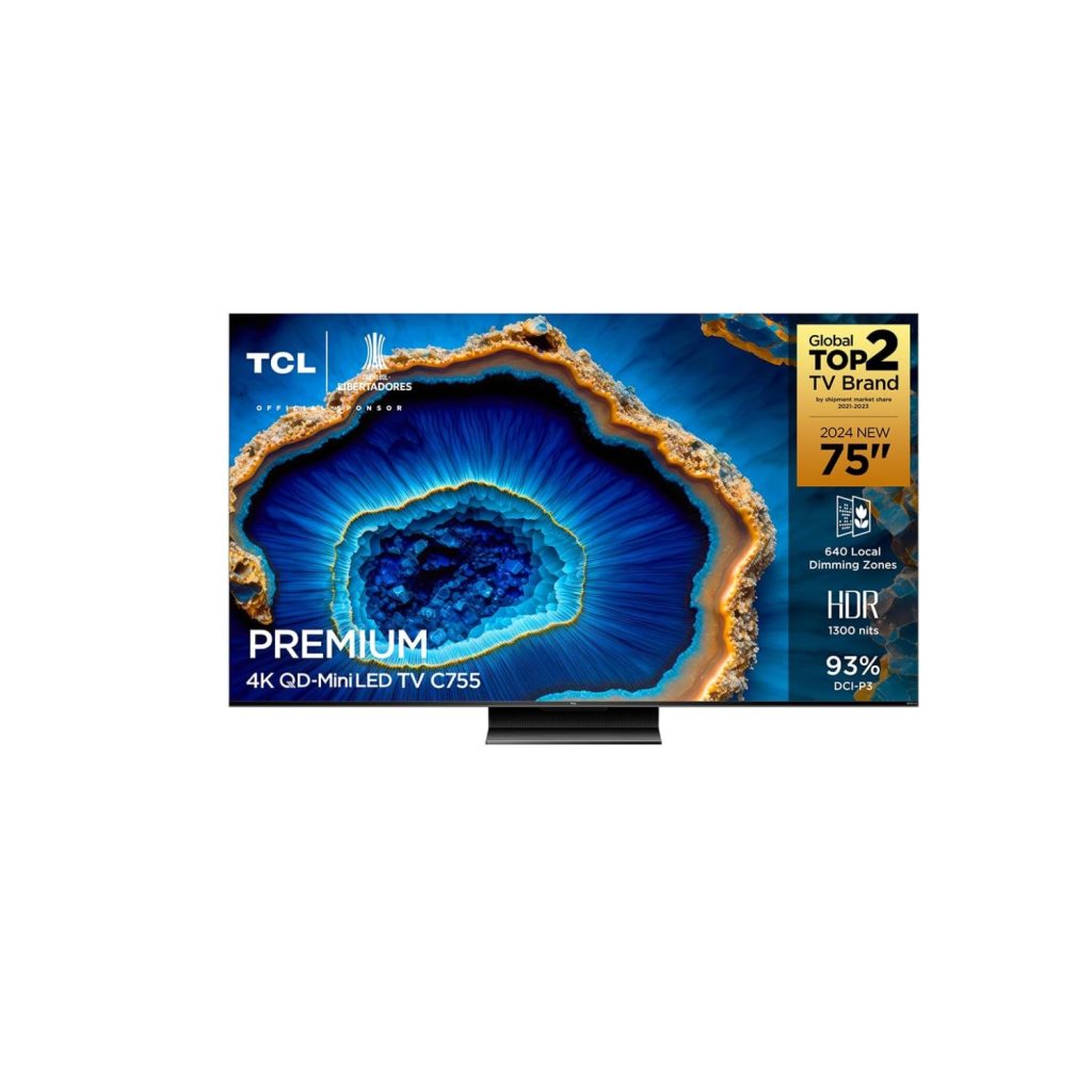 TCL Premium 4K QD-Mini LED 75" C755 Google TV Dolby Vision IQ