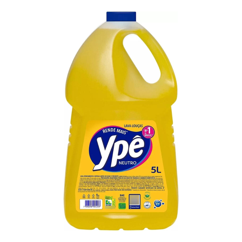Detergente Lava Louça Ypê Neutro 5L