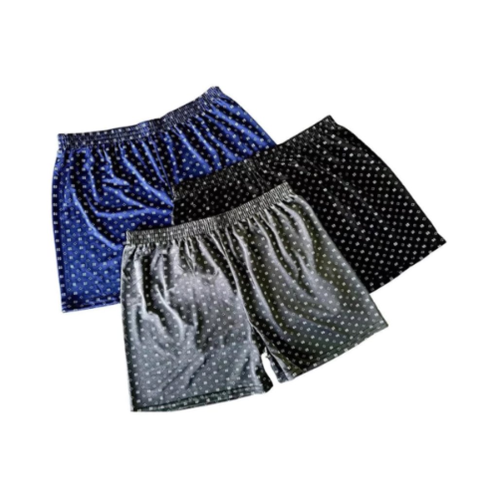 Kit 3 Samba Canção Masculino em Liganete Short de Dormir Confortável Várias Cores