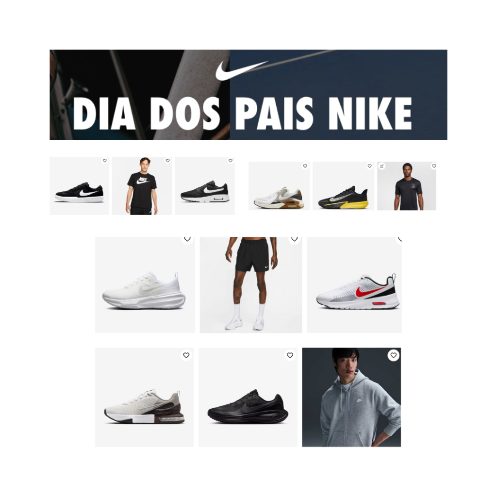 Seleção dia dos pais Nike