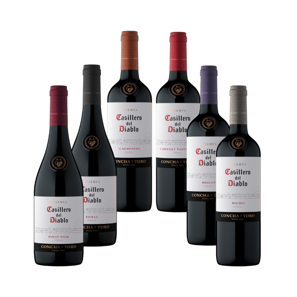 Seleção de Vinhos Tintos Secos (Casillero del Diablo)