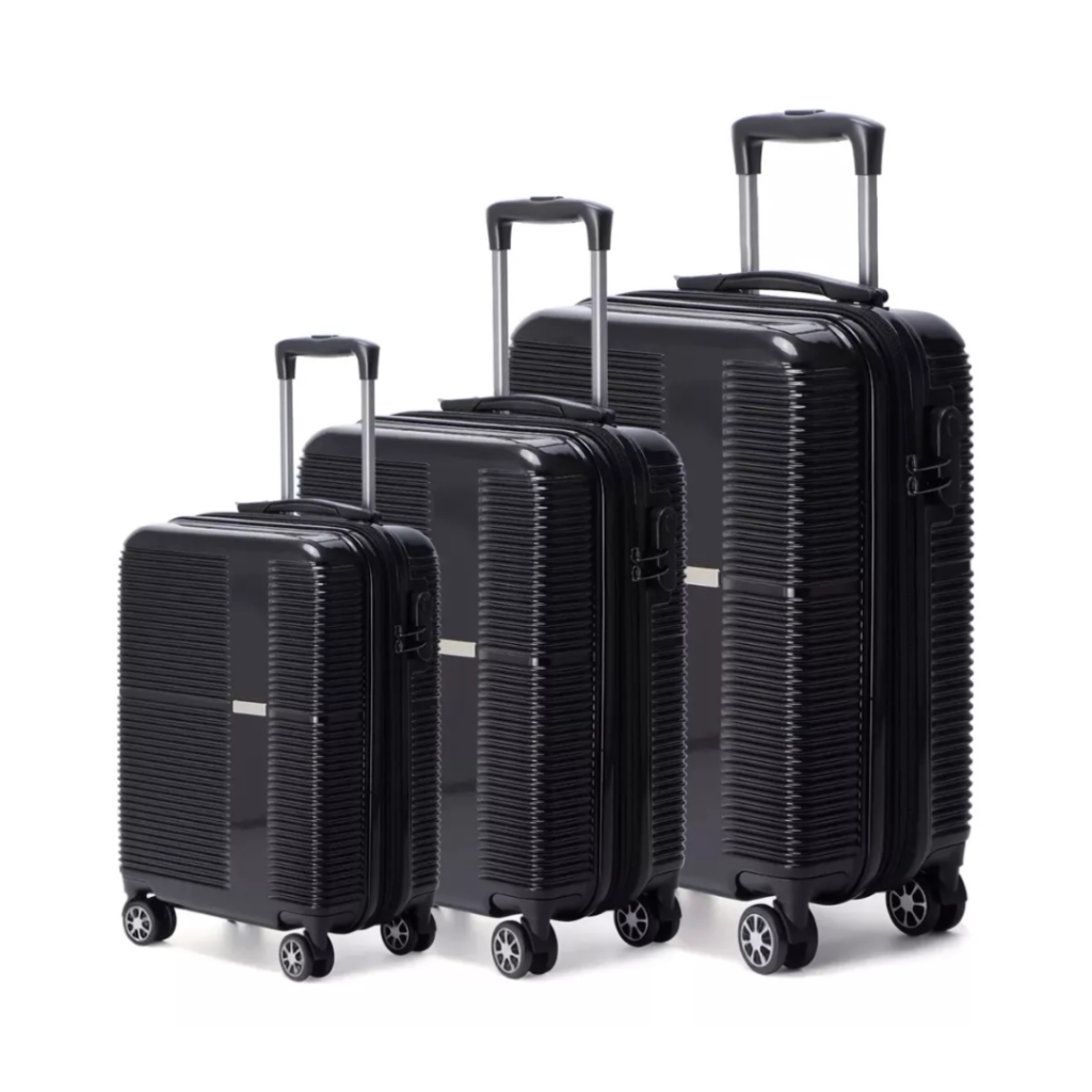 Kit Conjunto 3 Malas De Viagem Abs Pmg 10kg 23kg 32kg Top