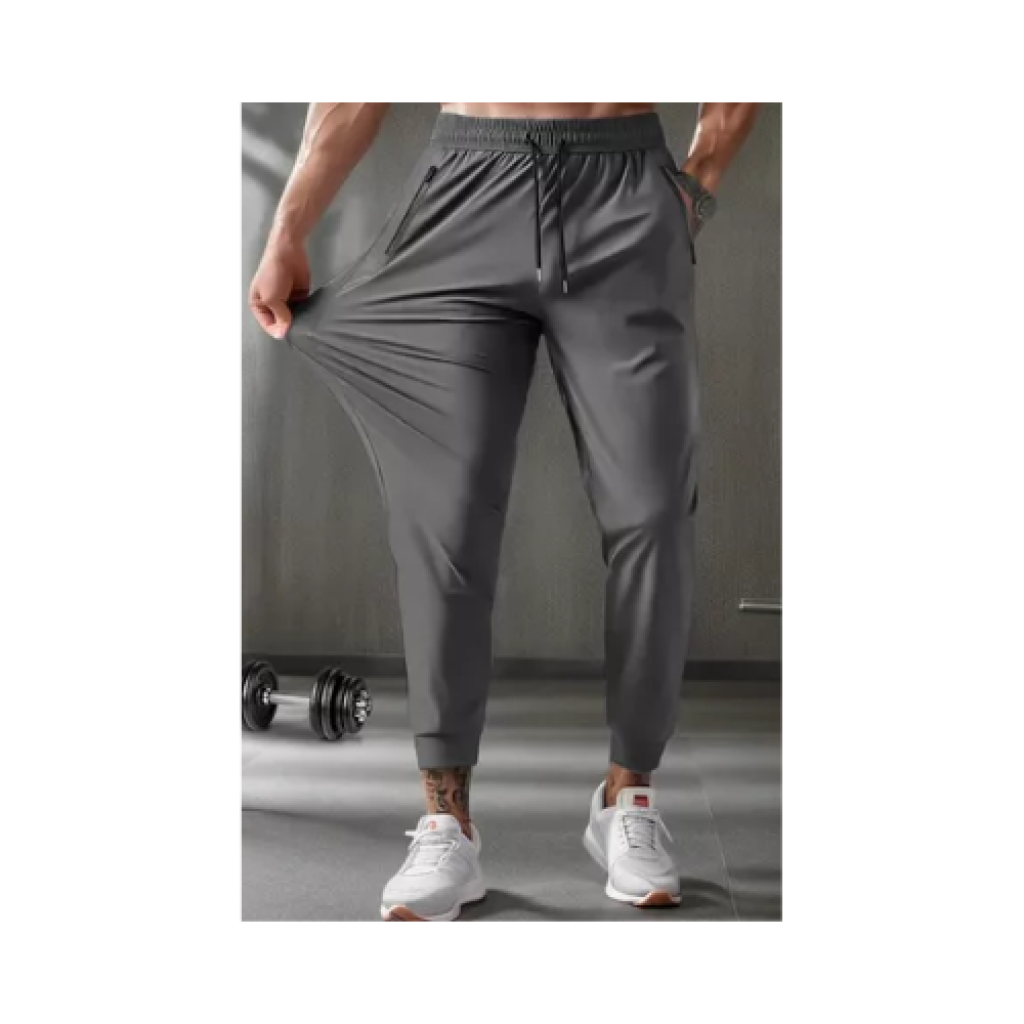 Calça Slim Masculina para Treinos e Uso Casual com Elastano e Ajuste