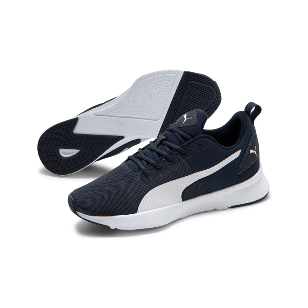 Tênis Flyer Runner Mesh Bdp Puma Azul e branco
