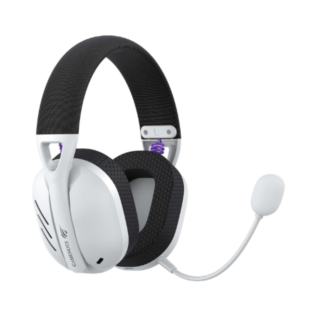 Headset Gamer Havit Fuxi-H3 White Black, Quad-Mode, Wireless 2,4GHz, Bluetooth, USB-C, 3,5mm