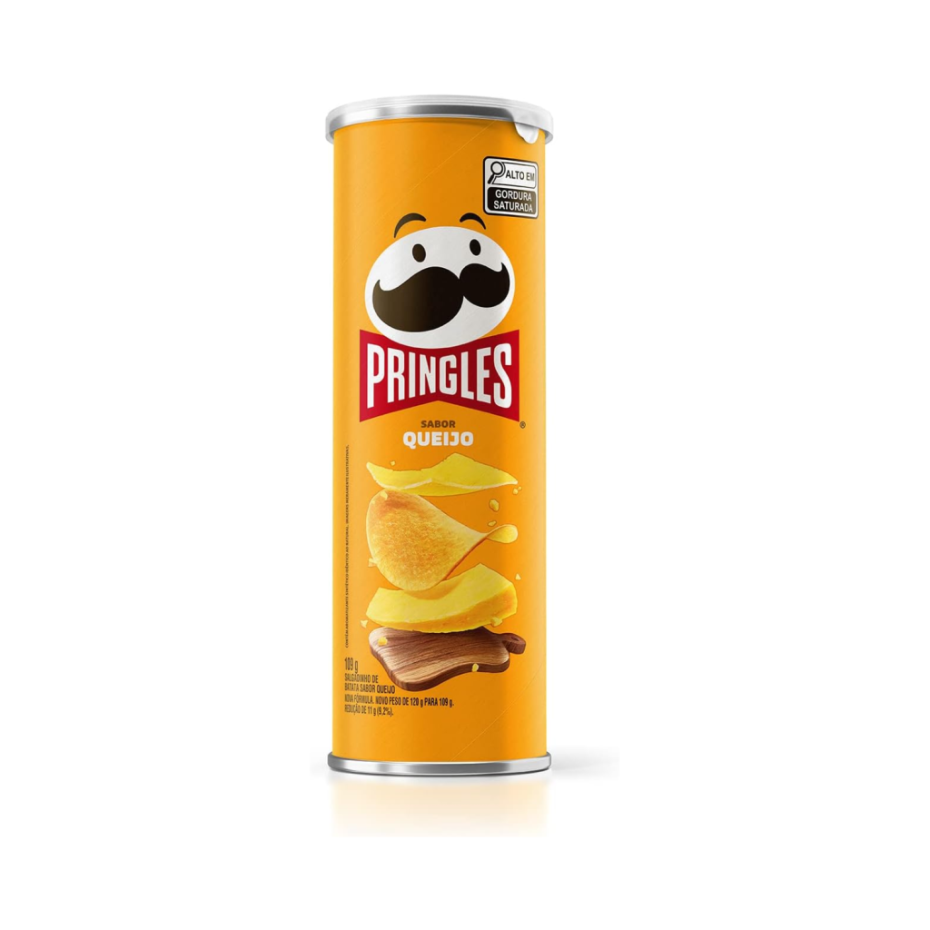 Batata Pringles Sabor Queijo 109g – Snack Crocante e Saboroso