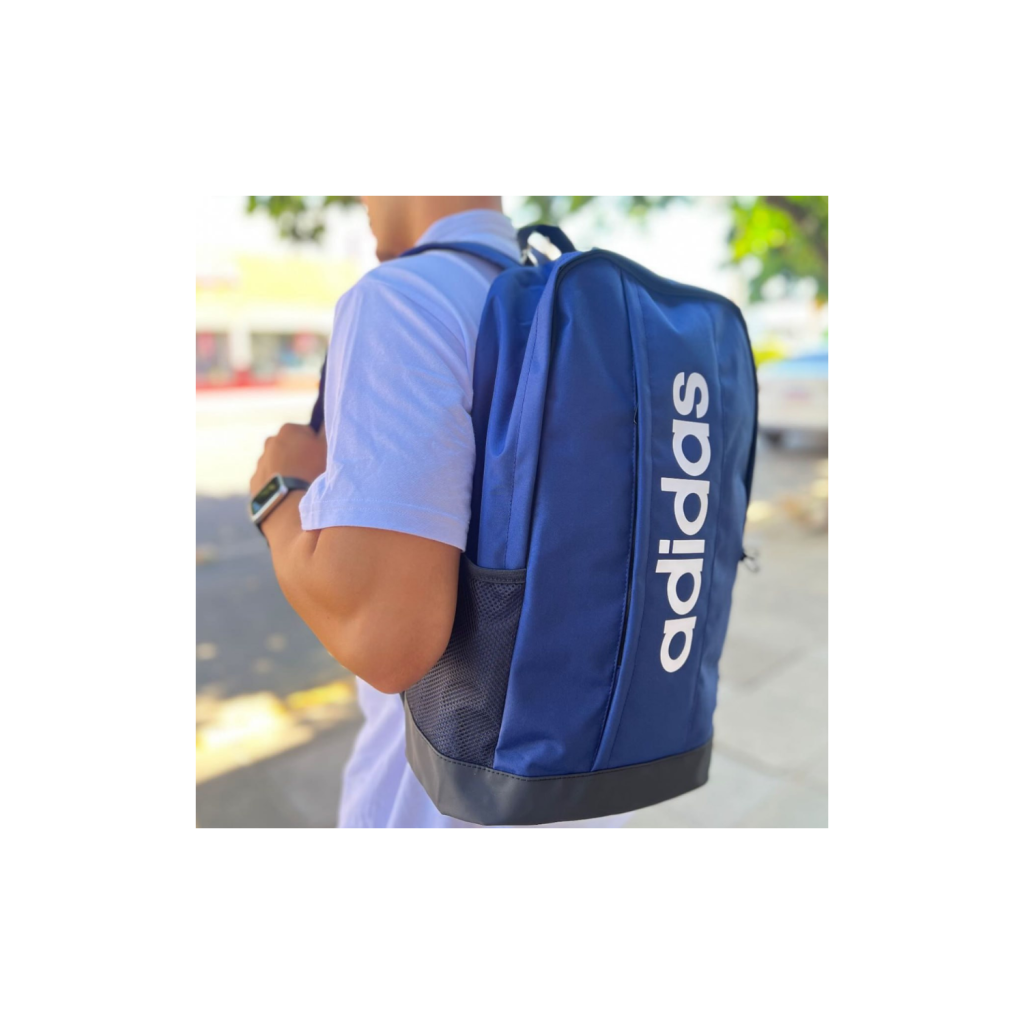 Mochila Esportiva unissex Linear 18,5l Azul adidas
