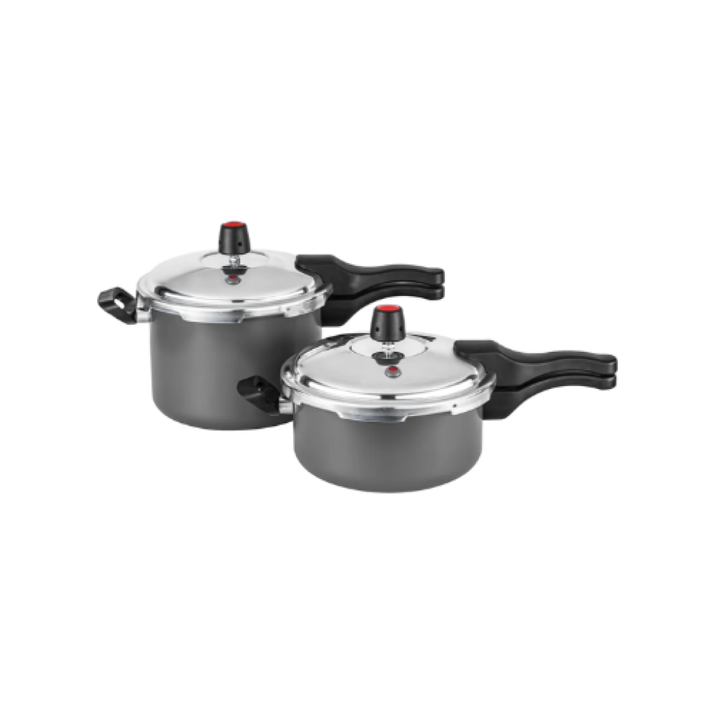 Jogo 2 Panelas de Pressão Cozillar 4,5L e 3L de Alumínio com Revestimento Antiaderente