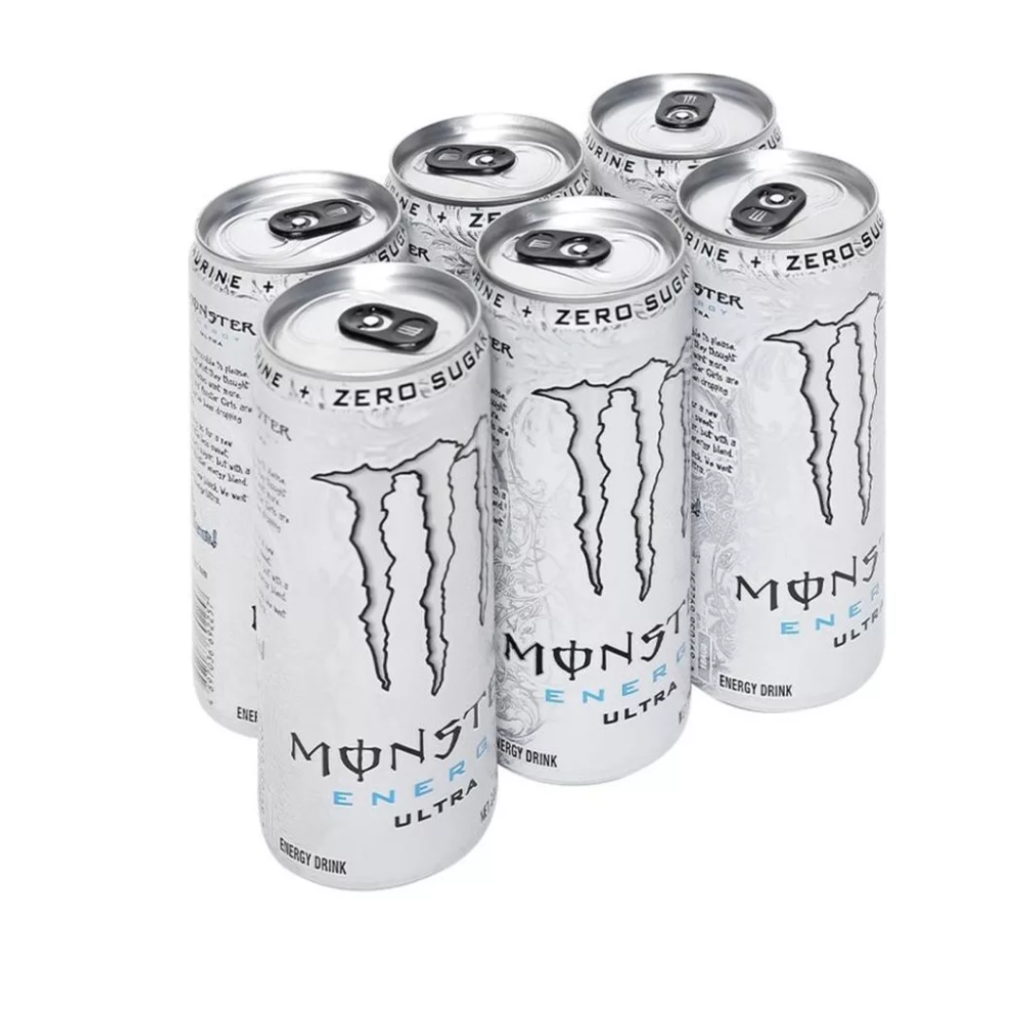 Energético Monster Ultra Lata 473ml Com 6 Unidades