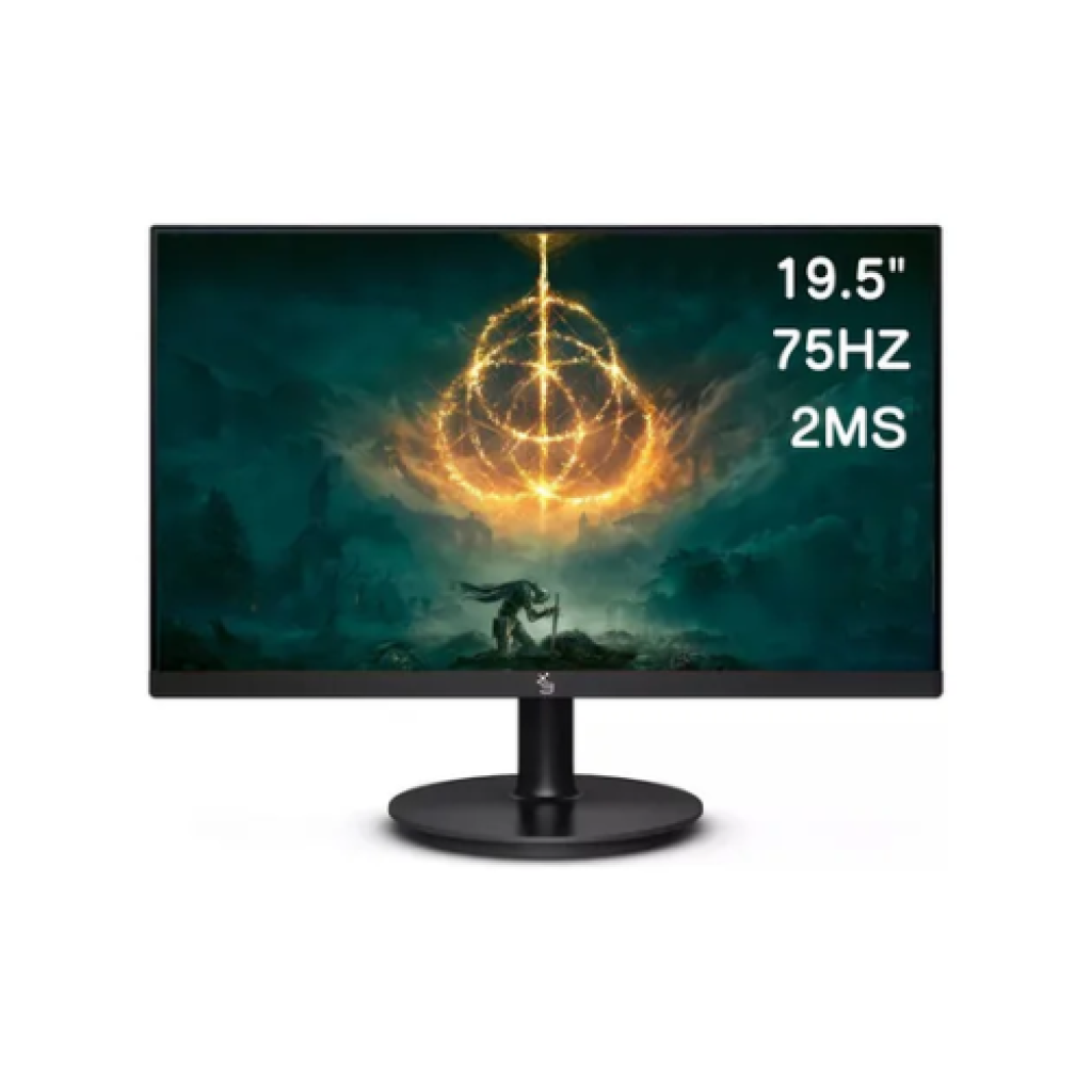 Monitor 19.5'' LED 3Green M195WHD HD 75Hz 2ms HDMI VGA VESA Ajuste de Inclinação Preto