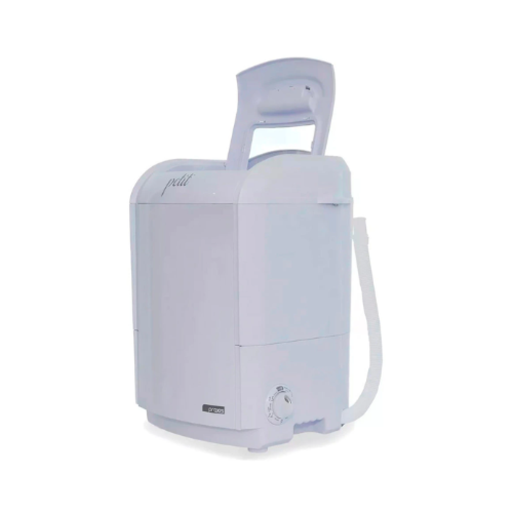 Mini Lavadora Praxis Petit 1,2kg, 127V, Ciclo Rápido 15 Min, Silenciosa, Branca