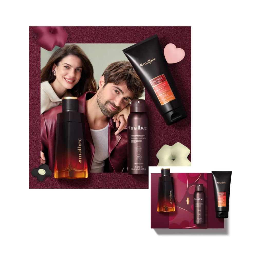 Kit Presente Dia dos Namorados Malbec X (3 itens)