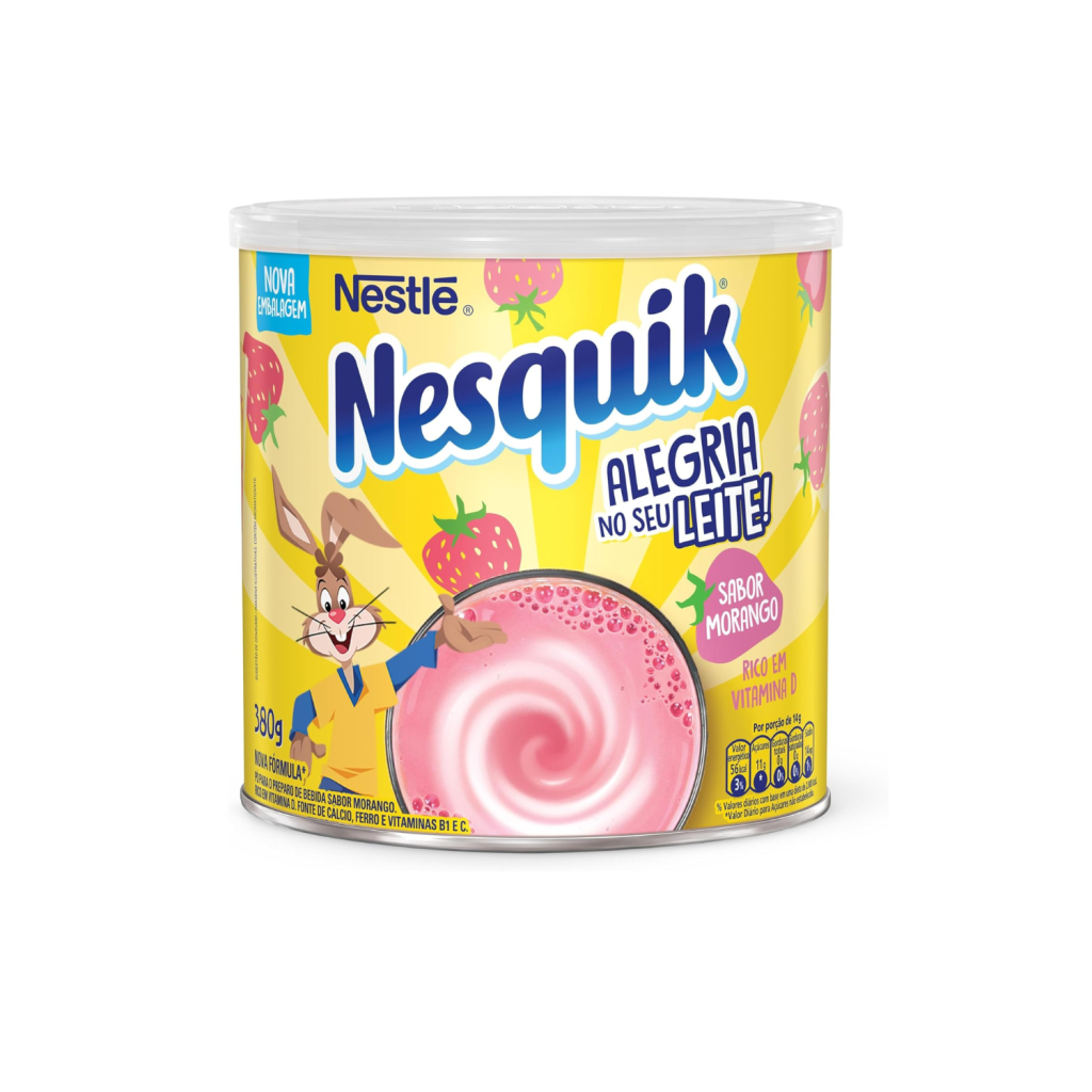 Nesquik Em Pó, Morango, 380G