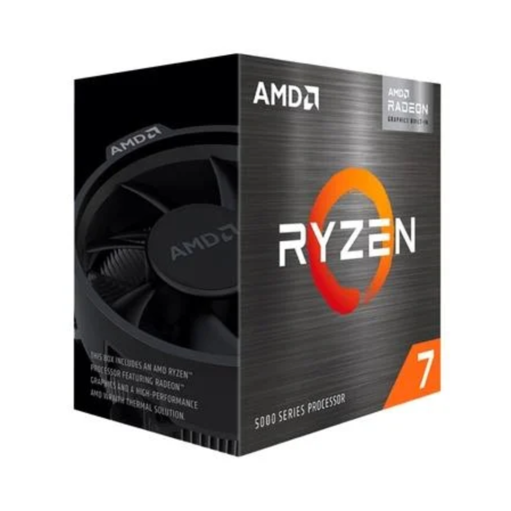 Processador AMD Ryzen 7 5700G, 3.8GHz (4.6GHz Max Turbo), Cache 20MB, 8 Núcleos, 16 Threads, Vídeo Integrado, AM4 - 100-100000263BOX