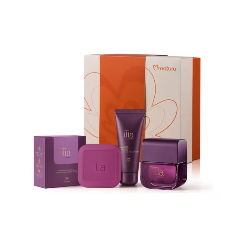 Natura Ilia Secreto Perfume, Hidratante Mãos E Sabonete | Presente