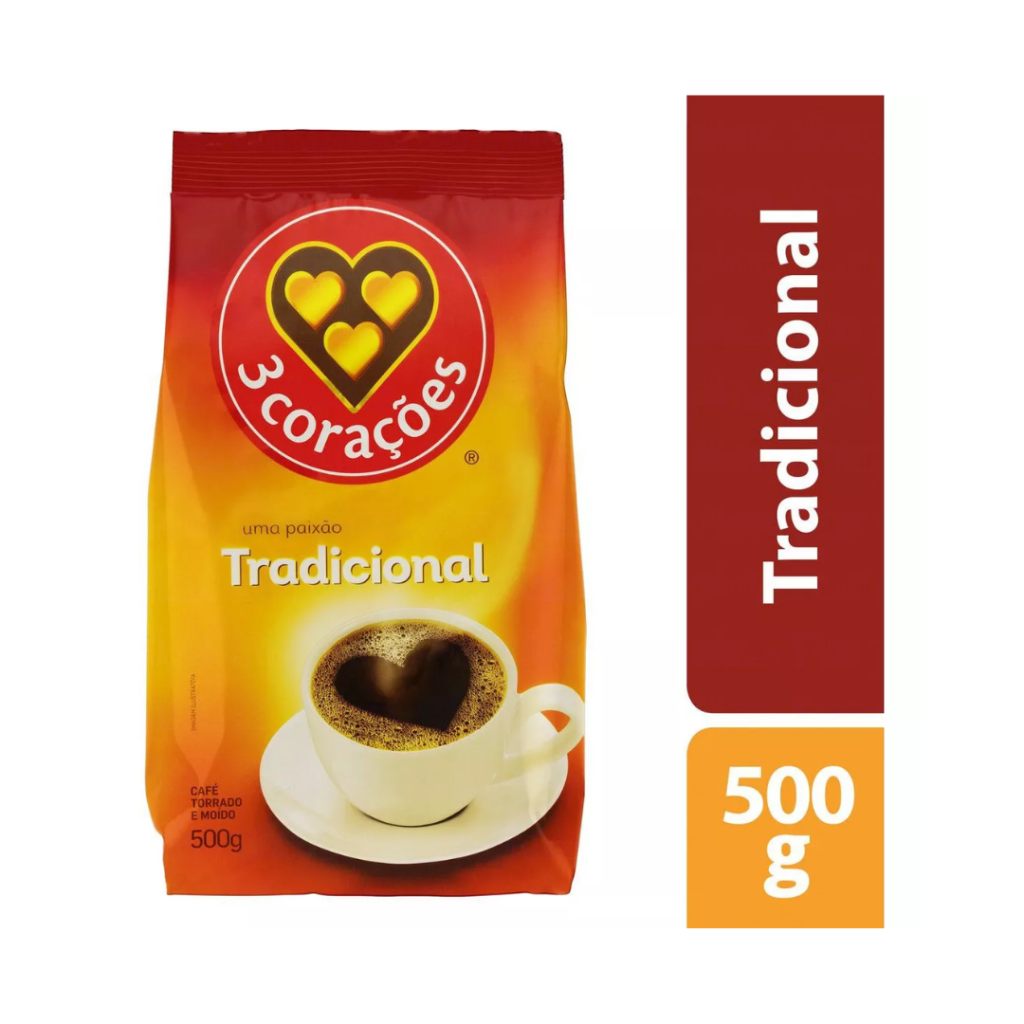 Café Em Pó Torrado E Moído Tradicional 500g