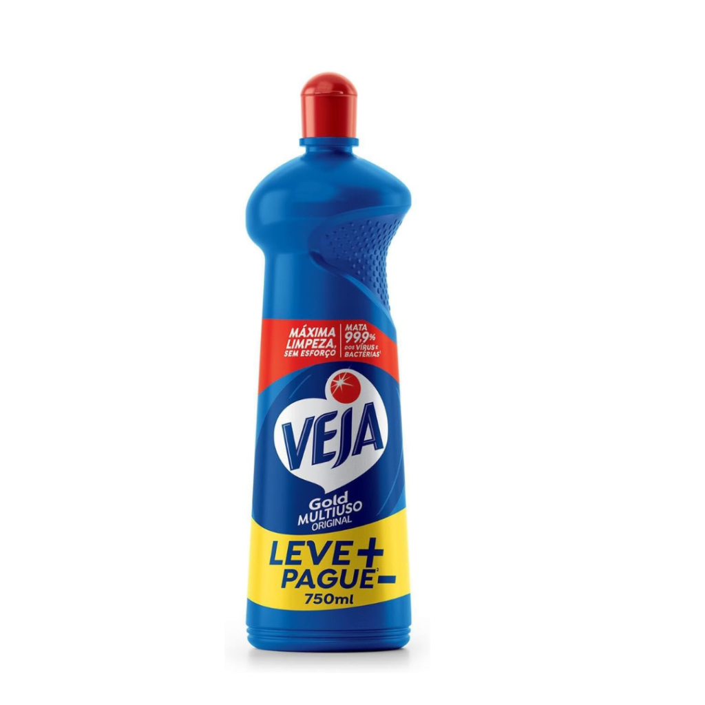 Veja Limpador Multiuso Gold Original 750Ml Embalagem Econômica