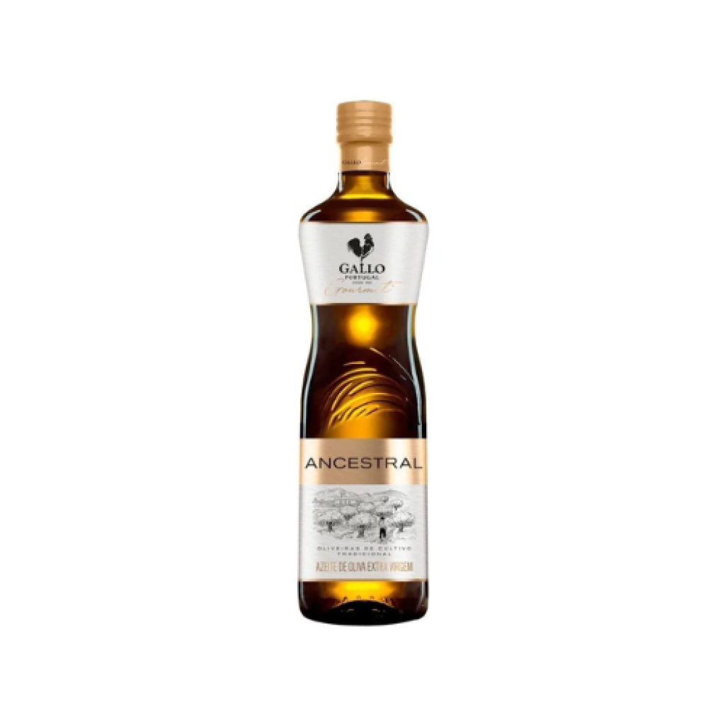 Azeite de Oliva Extra Virgem Gallo Ancestral Português Linha Gourmet Vidro 400ml