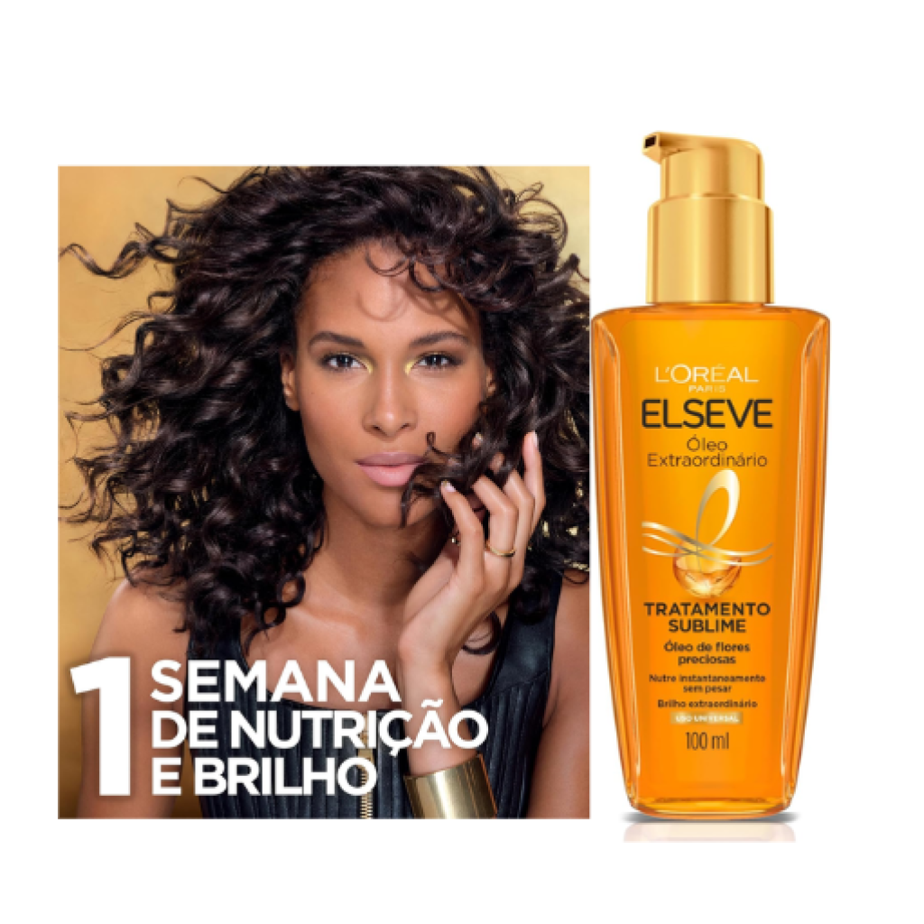 L'Oréal Paris Elseve Óleo Finalizador Óleo Extraordinário, Anti Frizz, Protetor Térmico, 100ml