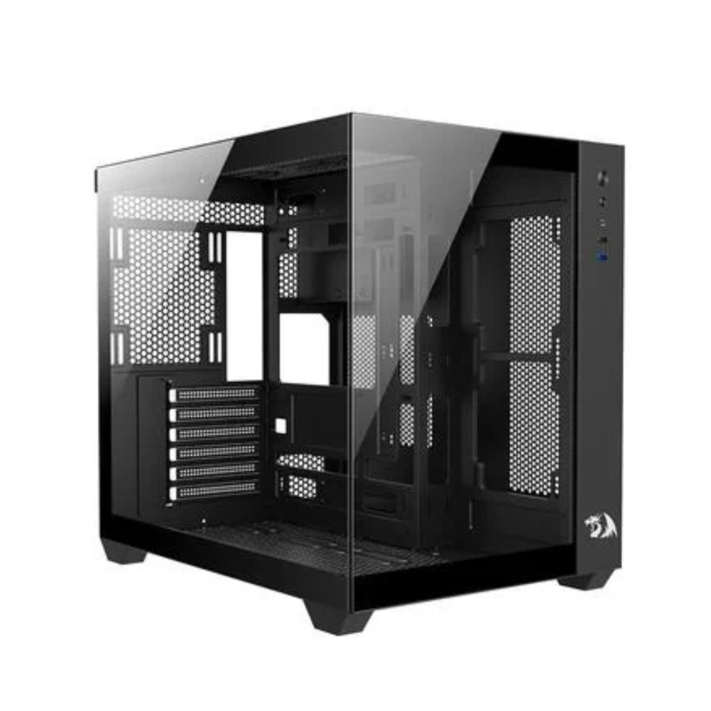 Gabinete Gamer Redragon Wideload Lite, Mid Tower, ATX, Lateral em Vidro Temperado, Preto - CA-604B